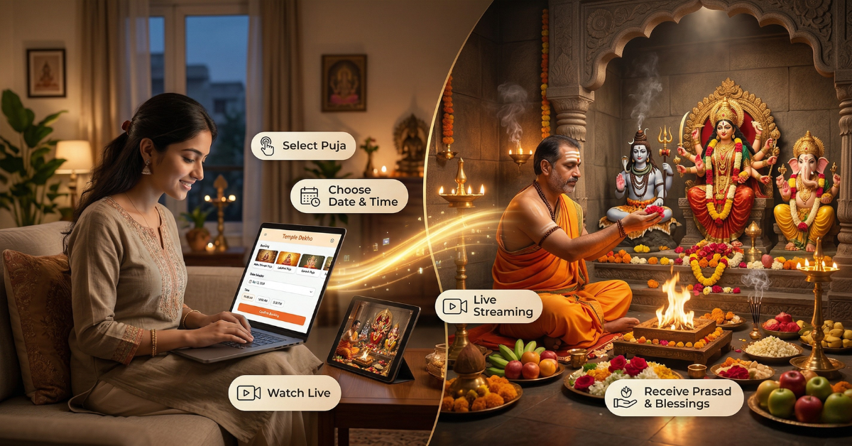 Four Reasons NRIs Are Choosing Virtual Puja